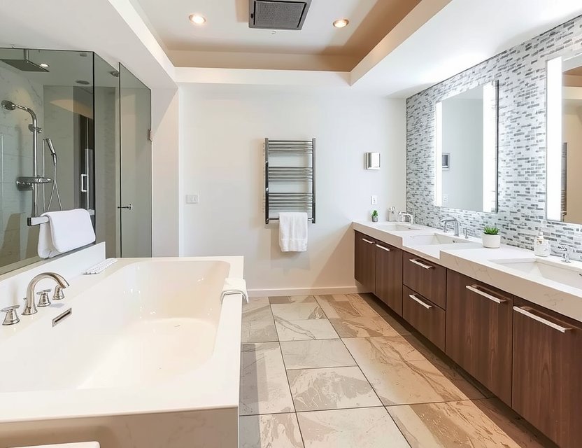 Nachher: Luxuriöses Badezimmer in Eimsbüttel